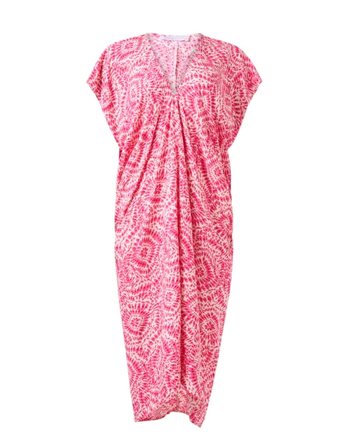 Santorini Pink Print Dress