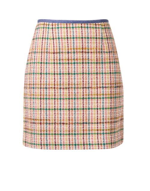 Marguerite Denim and Tweed Skirt