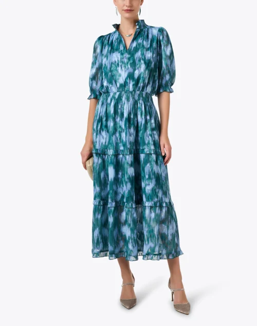 Bennett Multi Ikat Chiffon Dress