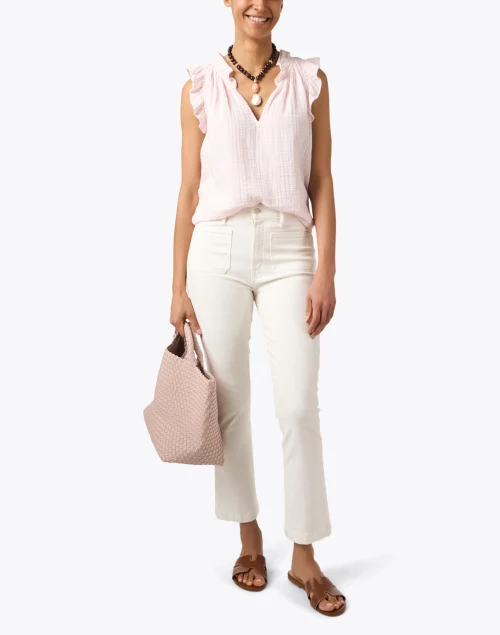 Bex Pink Cotton Gauze Top