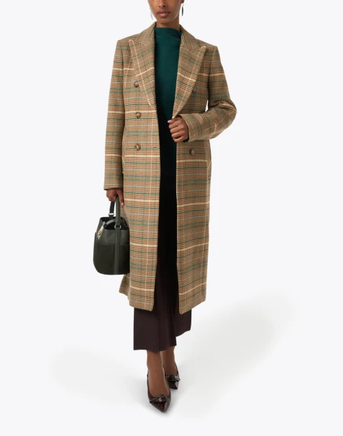 Brown Plaid Coat