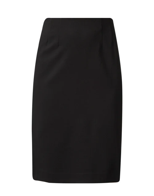 Logan Black Knit Pull-On Skirt