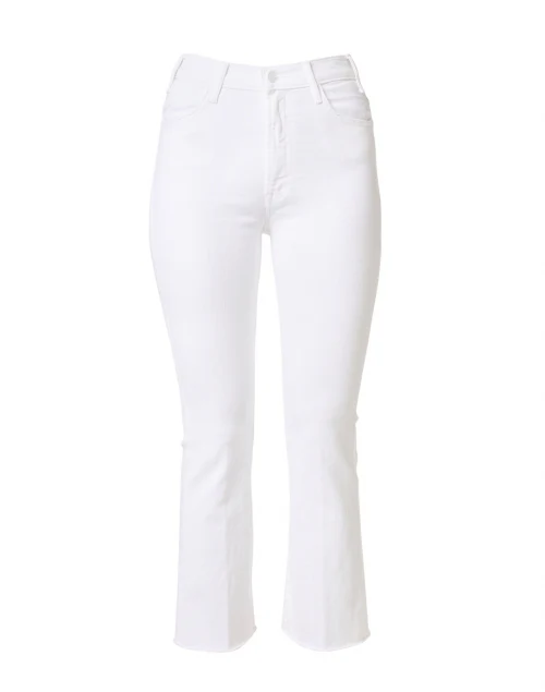 The Hustler High Waist White Jean
