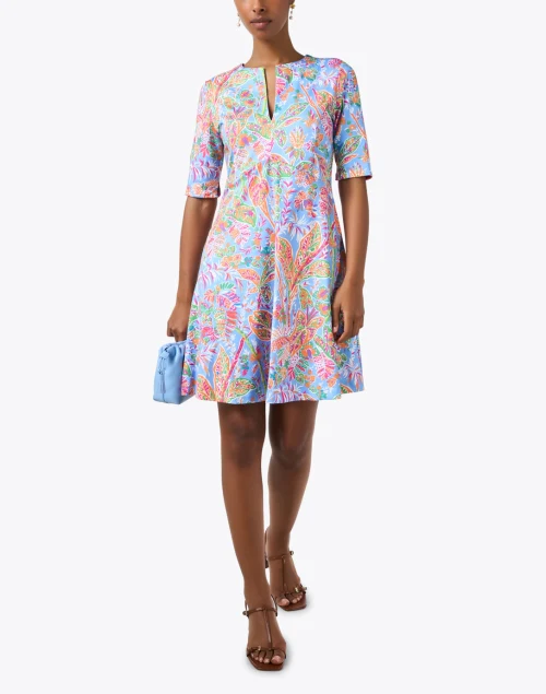 Multi Floral Print Dress