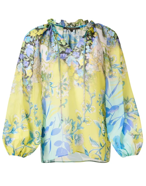 Tina Multi Floral Print Blouse