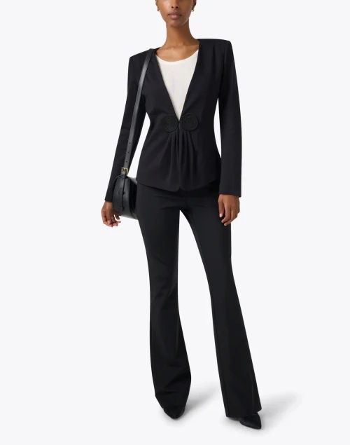 Black Jersey Jacket