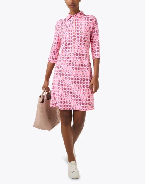 Susanna Pink Print Dress