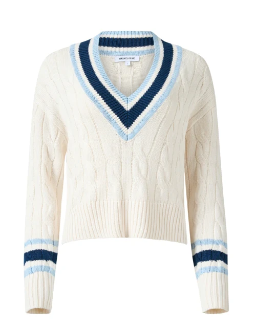 Lachlen Cream Cable Knit Sweater