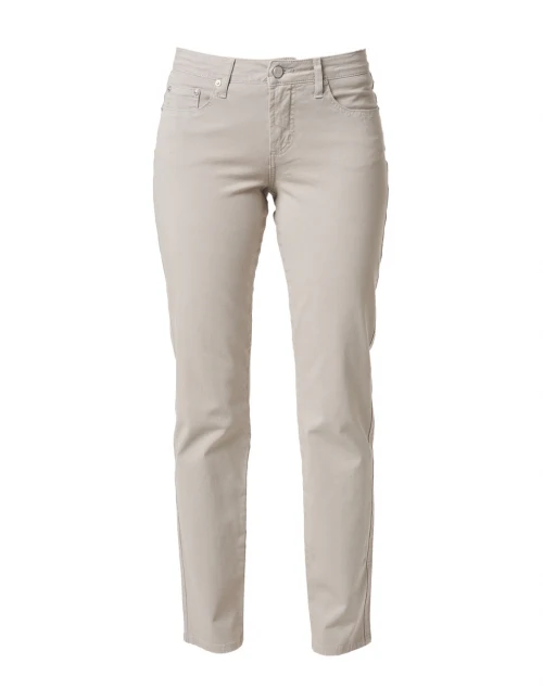 Grey Stretch Cotton Twill Jean
