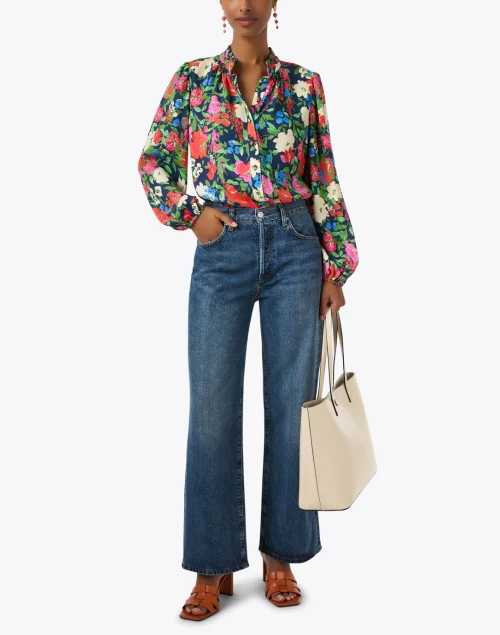 Ingrid Multi Floral Print Blouse