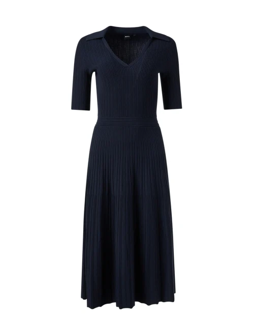 Fracie Navy Knit Dress