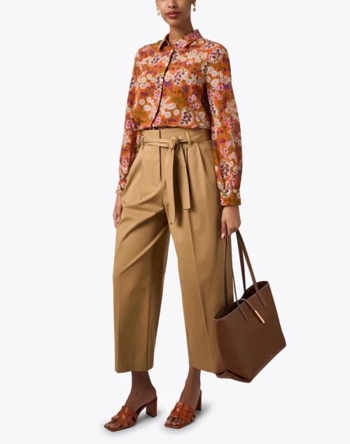 Belfast Orange Print Blouse