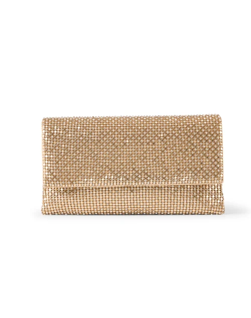 Charlee Gold Crystal Shoulder Bag