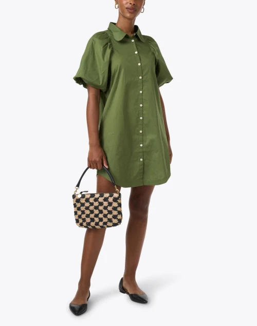Lovey Green Shirt Dress