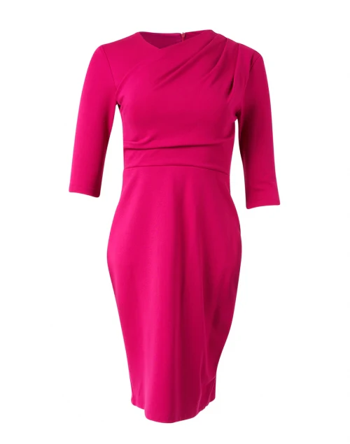 Bianca Fuchsia Ponte Knit Dress