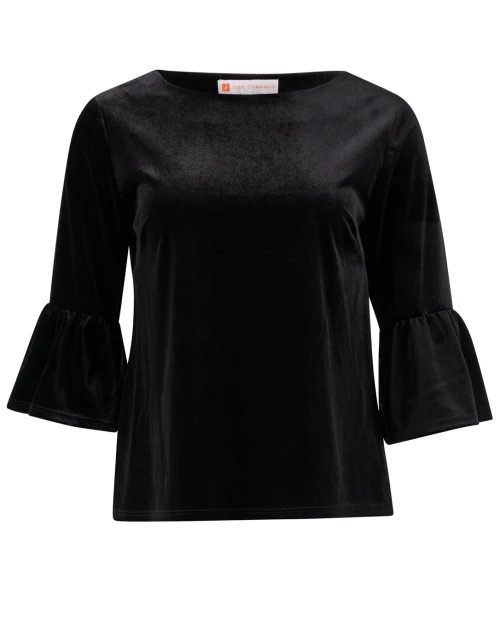 Dixie Black Velvet Top