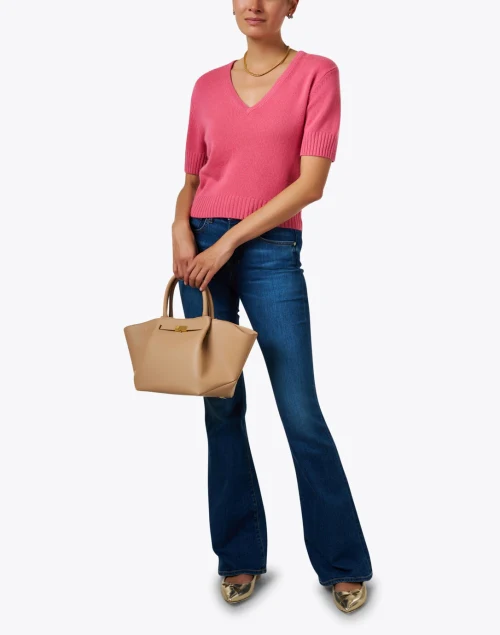 Beverly Bright Blue High Rise Flare Stretch Jean