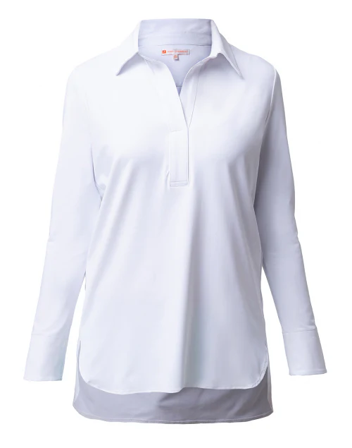 Hadley White Henley Top