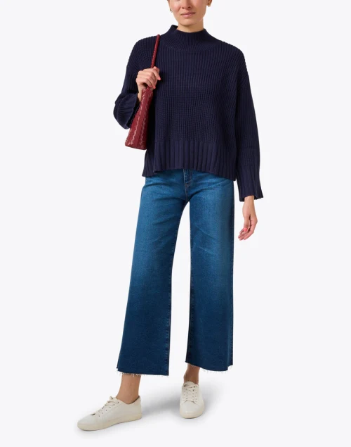 Saige Medium Wash Wide Leg Jean