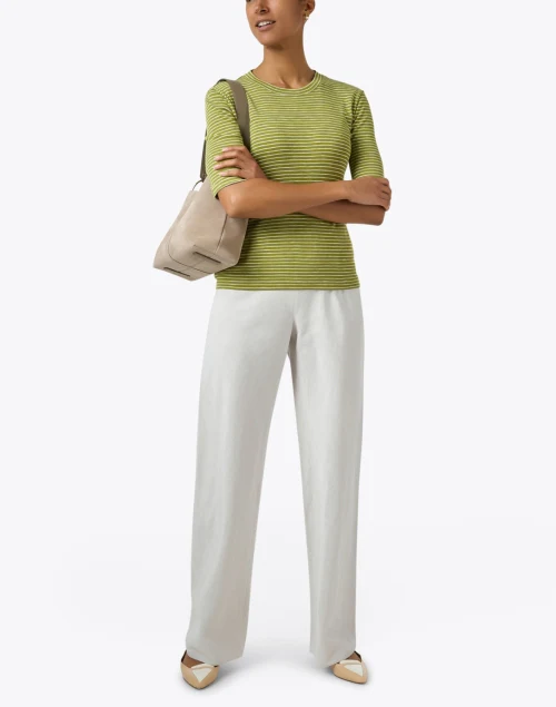 Grey Wide Leg Pant