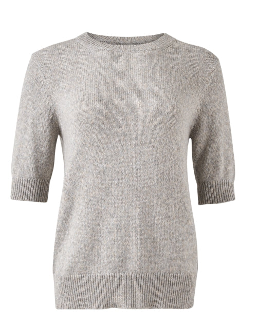 Grey Quarter Sleeve Sweater