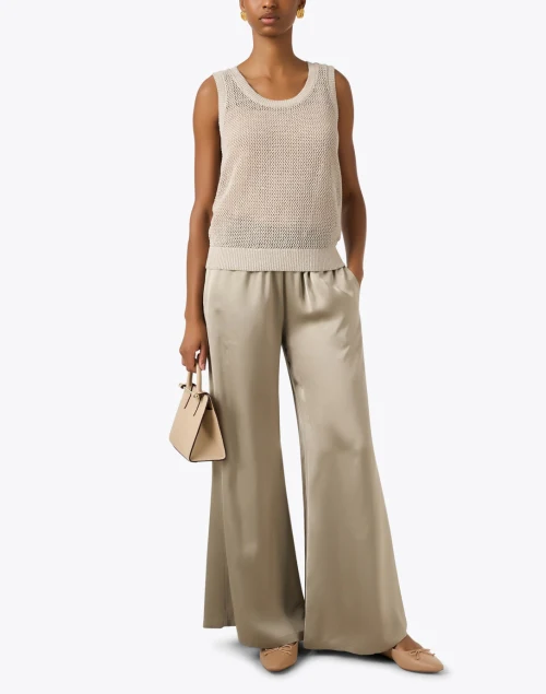 Green Wide Leg Pant
