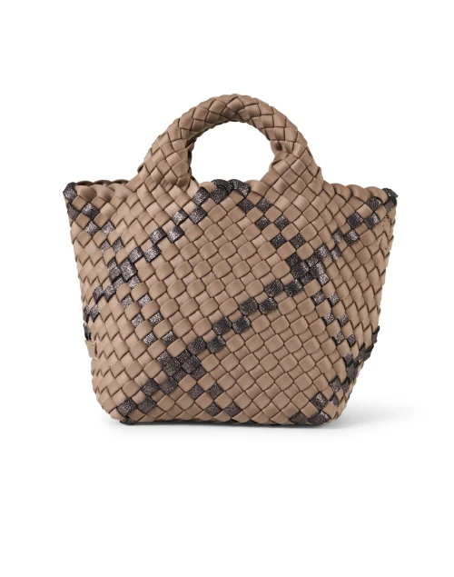 St. Barths Petit Brown Woven Handbag