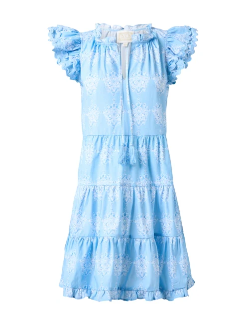 Blue Print Cotton Dress