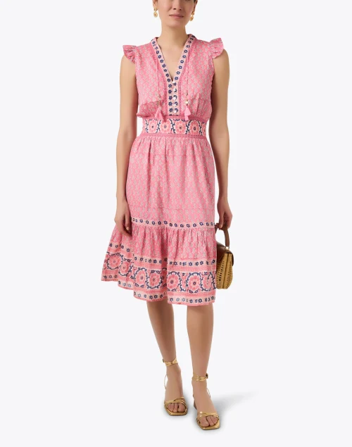 Annabelle Pink Print Dress