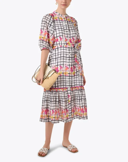 Flirty Multi Print Dress