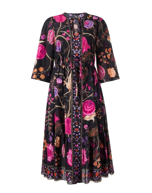 Reese Black Multi Print Dress