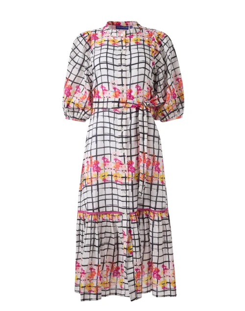 Flirty Multi Print Dress