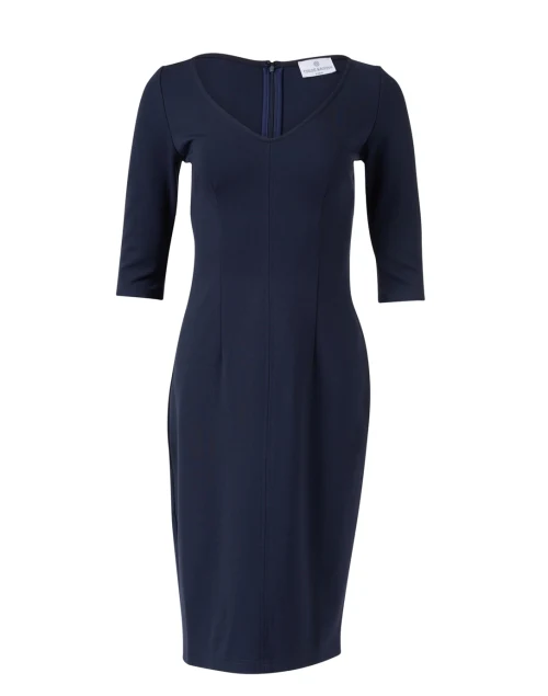 Maggie Navy Ponte Dress