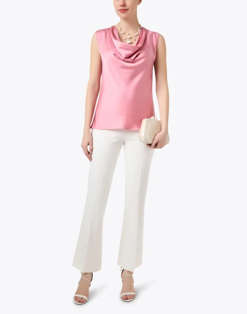 Pink Satin Top