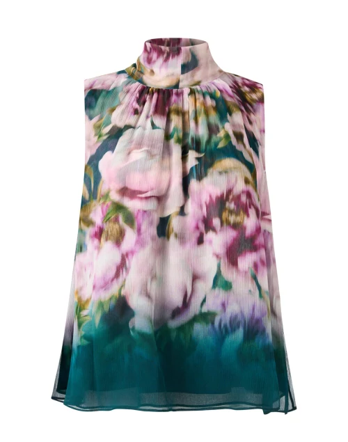 Taylor Multi Floral Silk Top