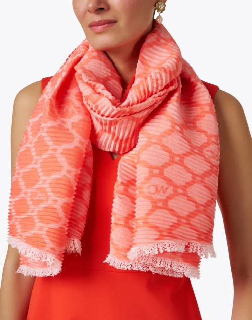 Coral Printed Scarf