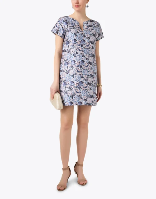 Lulu Lavender Jacquard Dress
