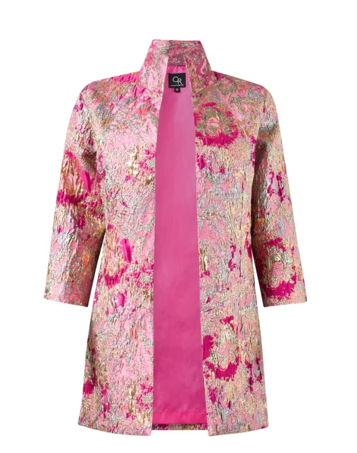 Rita Pink Multi Jacquard Jacket