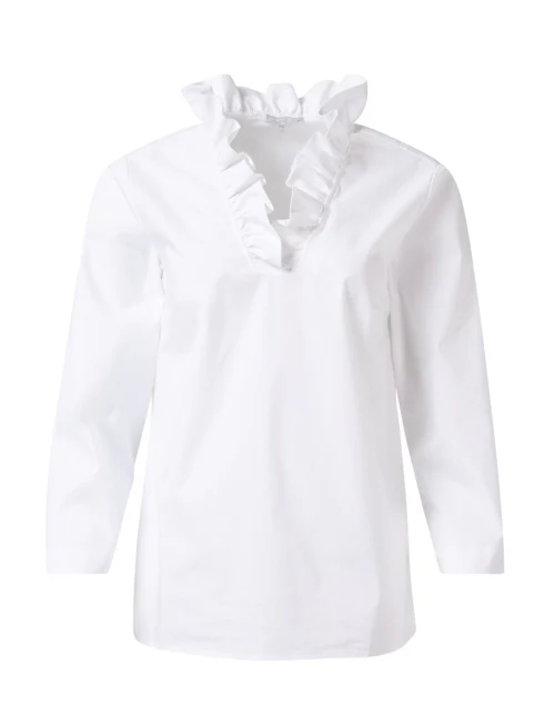 Helena White Stretch Top