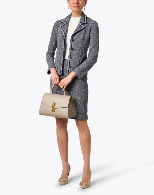 Lavinia Navy Boucle Jacket