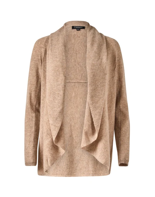 Taupe Cashmere Circle Cardigan