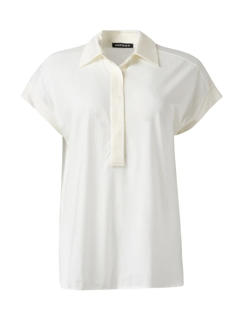 Cream Collared Blouse