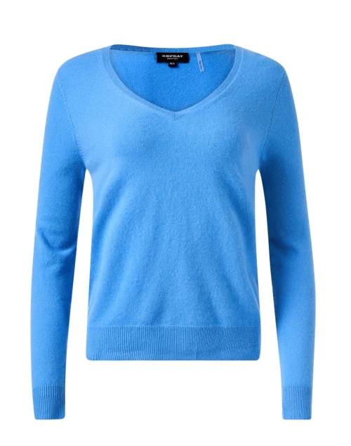 Blue Cashmere Sweater