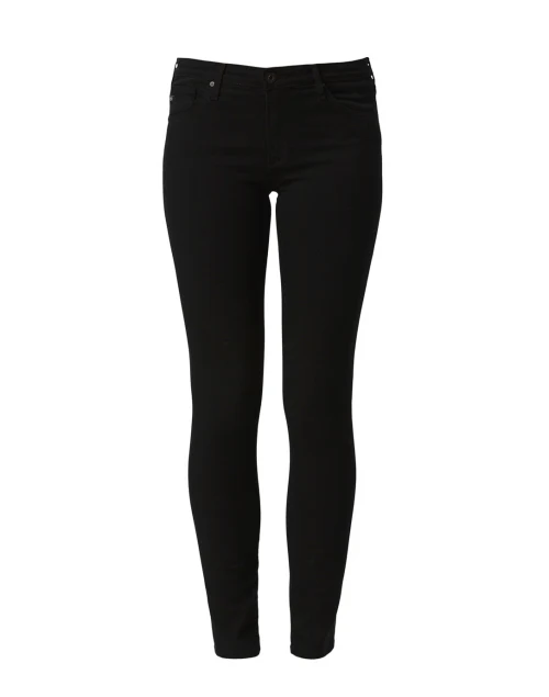Prima Black Denim Cigarette Leg Jean