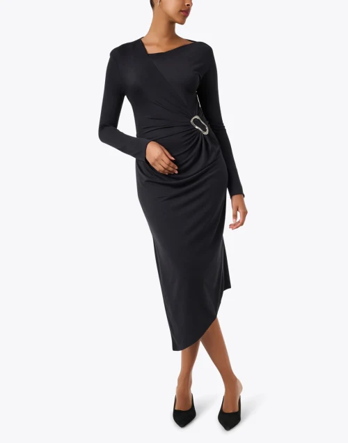 Black Asymmetrical Dress