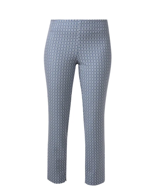Anna Blue Print Pull On Pant