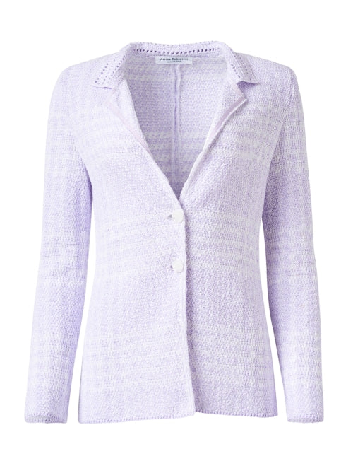 Olbia Lilac and White Plaid Jacket