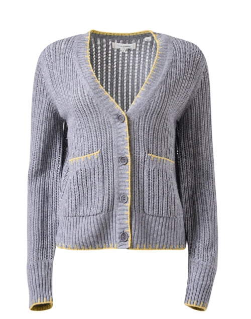 Summer Grey Stitch Cardigan