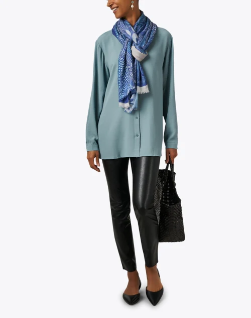 Ray Black Vegan Leather Stretch Pant