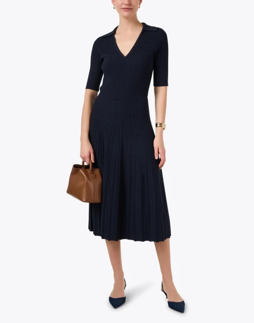 Fracie Navy Knit Dress